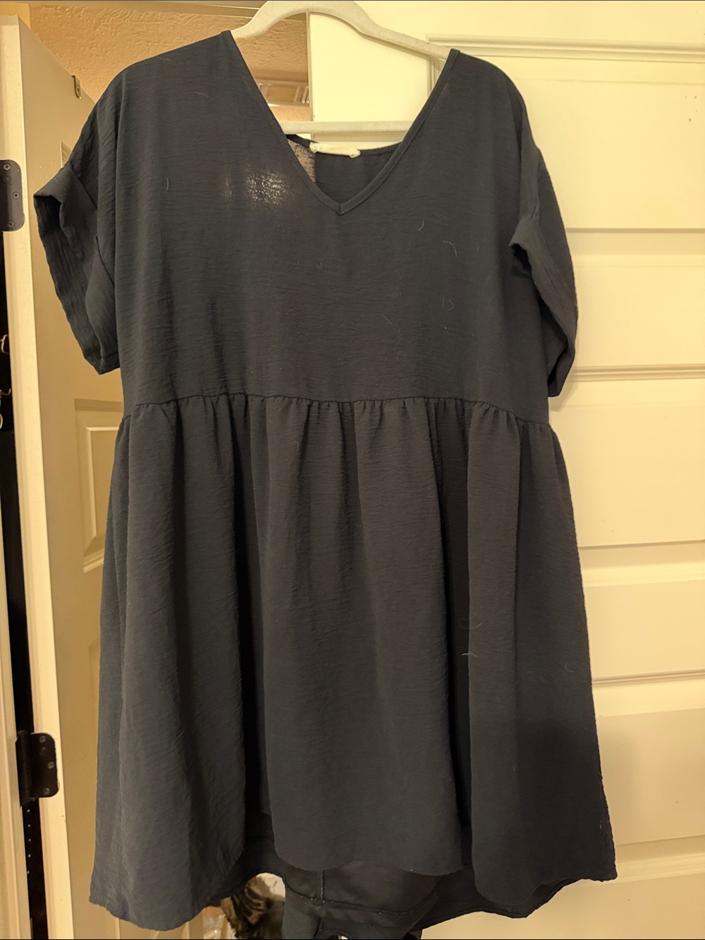 Entro black babydoll dress